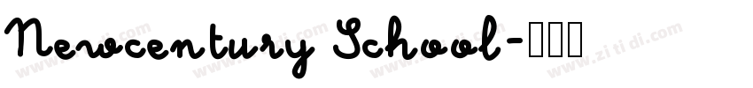 Newcentury School字体转换